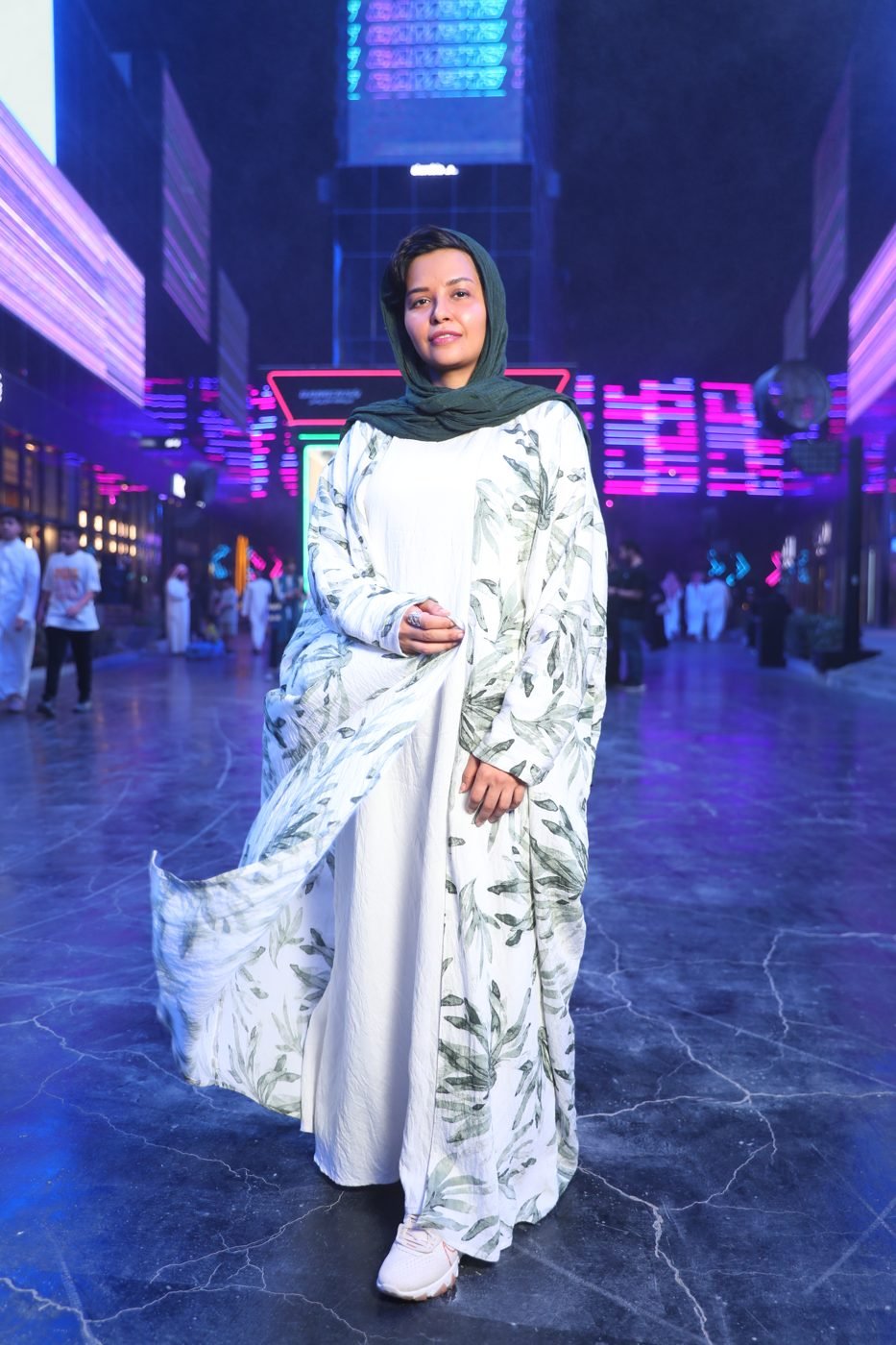 Dr. Sarah AlHumoud at an event