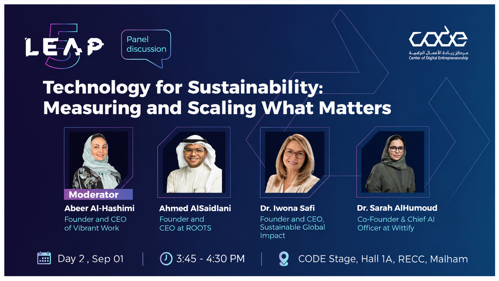 LEAP 2026 — CODE Stage — Technology for Sustainability